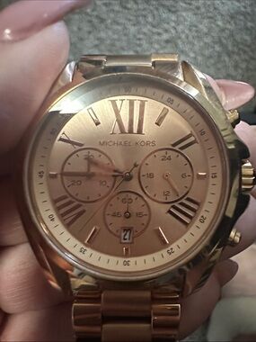 Michael Kors Rose Gold Multi-Function Bracelet Watch